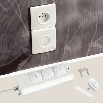 Copertura elettrica standard del tappo di scarico di sicurezza del bambino di 2 Pin Palstic UE per protezione