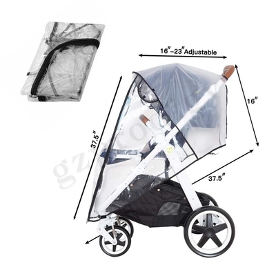 Parapioggia per passeggino in PVC Accessorio per passeggino universale Protezione antivento da viaggio per bambini Protezione antivento dalla polvere
