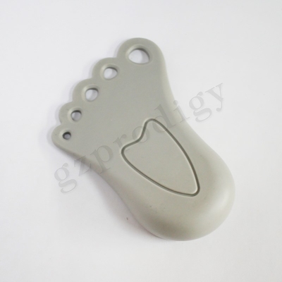 Cuneo di plastica della porta del bambino del protettore dei bambini di sicurezza del cuneo grigio chiaro molle della porta