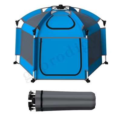 Grande e spaziosa tenda da gioco arancione pop-up. Box per bambini pop-up ignifugo