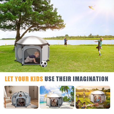Tenda dell'interno ed all'aperto Grey Blue Color arancio del gioco di pop-up di piegatura A