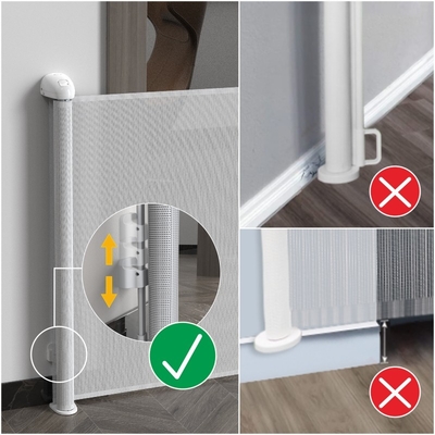 Facile da installare Griglia Ritraibile Porta Bambino Animali di Cattura Di Sicurezza Porta Bambino Barriera