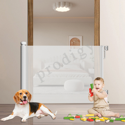 Porta di gioco lunghe scale di sicurezza retrattile Porte con protezione da parete per bambino e bambino
