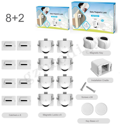 Serratura di sicurezza di Practical Sturdy Magnetic del produttore per il materiale dell'ABS dei cassetti