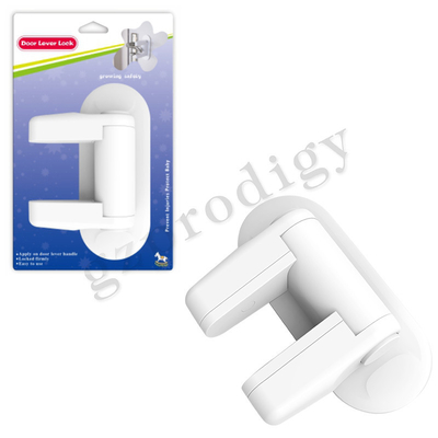 Colore bianco della serratura DB002 della leva di porta della maniglia del bambino dei prodotti facili di sicurezza