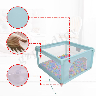 il verde quadrato di 1.2*1.2m personalizza il box portatile del bambino per i ragazzi e le ragazze