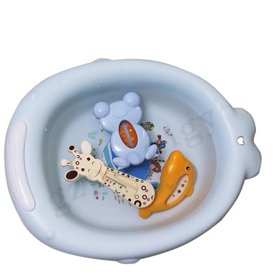 Bambini di plastica ecologici di Prodigy che galleggiano e termometro dell'acqua della vasca per il bagno del bambino