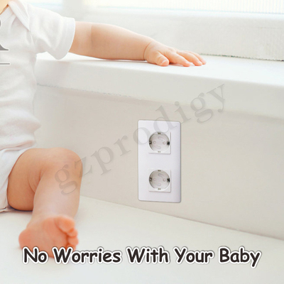 Coperture bianche protettive elettriche rotabili del tappo di scarico di norma di Prodigy UE per protezione del bambino