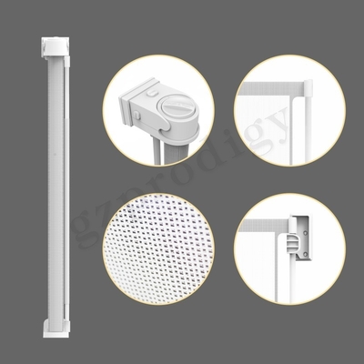 Rotoli su Mesh Dog Gate ritrattabile smontabile, l'animale domestico allungabile Mesh Guard Gate