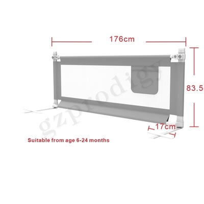 1.8m Mesh Bed Safety Guard, paraurti multifunzionale del letto del bambino