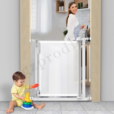 Recinto ritrattabile leggero robusto Durable White Color dell'animale domestico del portone del bambino