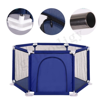 Bambino portatile Playard del bambino di Prodigy del tessuto multicolore portatile esagonale di Playard Oxford