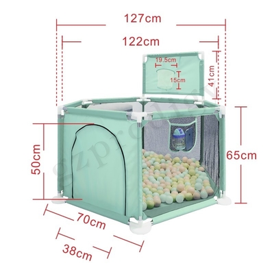 Recinto portatile multicolore pieghevole Oxford Fabric Material di Playard del bambino