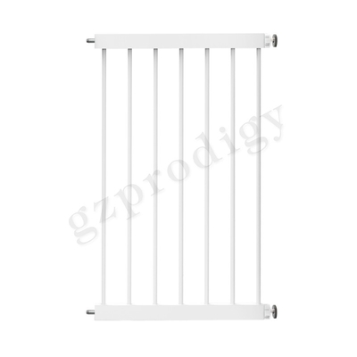 Larghezza allungabile 17&quot; del portone del metallo del bambino dell'ABS multiuso colore bianco nero