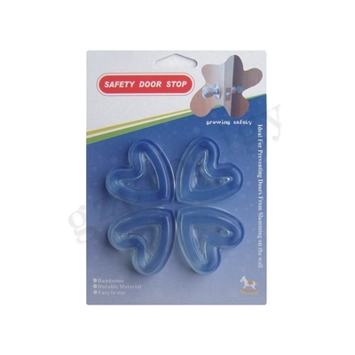 Fermata di porta trasparente inodora di Multiscene del bene durevole di Prodigy, tappo di gomma trasparente della porta del PVC