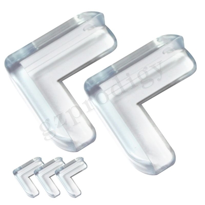 Protezioni angolari in plastica trasparente in PVC trasparente per installazione su tavolo
