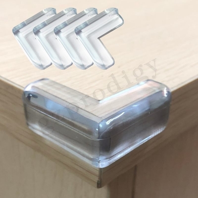 Protezioni angolari in plastica trasparente in PVC trasparente per installazione su tavolo