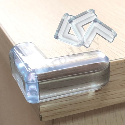 Protezioni angolari in plastica trasparente in PVC trasparente per installazione su tavolo