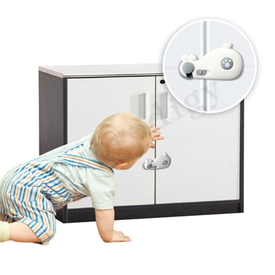 Serratura adorabile del gabinetto di forma della balena del cassetto del fermo di sicurezza divertente del bambino