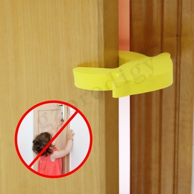 Tappo inodoro antiusura della porta della prova del bambino, guardie antisdrucciolevoli del dito della porta della schiuma