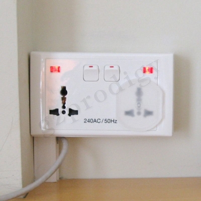 Il tappo di scarico elettrico smontabile copre trasparente non tossico di Babyproof