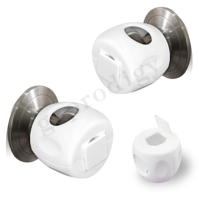 Colore bianco di plastica della serratura di sicurezza del bambino di Prodigy 62x66mm per la maniglia di porta