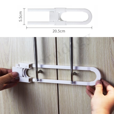 Prodigy U Shaped Sliding Baby Safety Lock Regolabile Eco Friendly For Cabinet