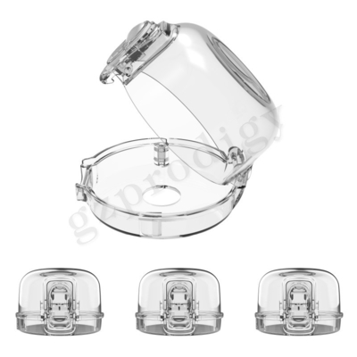 Oven Knob Covers di plastica trasparente, coperture multiuso della manopola del gas