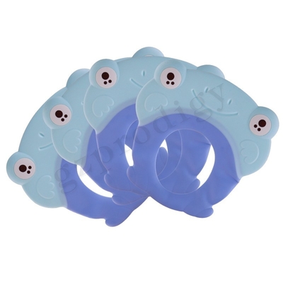 Materiale non tossico 26.5x25.7cm del cappello pp TPR del bagno del bambino di Multiscene 	Cappuccio dello sciampo del bambino