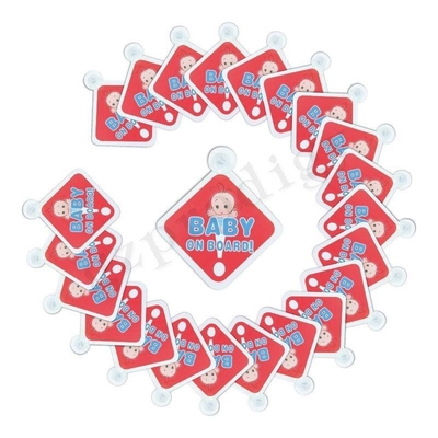 bambino smontabile inodoro quadrato di 127x127mm Multiscene a bordo dell'autoadesivo per sicurezza del bambino