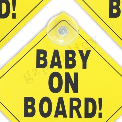 Bambino impermeabile ISO9001 a bordo dell'autoadesivo, inodoro personale a bordo del segno dell'automobile