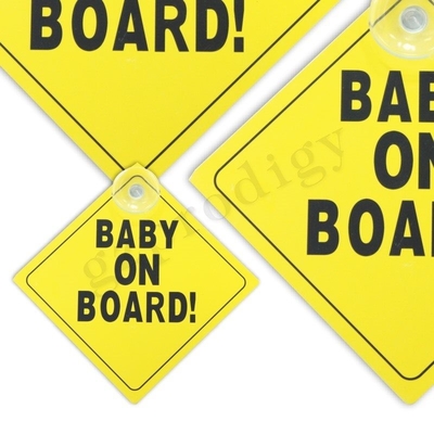 Bambino impermeabile ISO9001 a bordo dell'autoadesivo, inodoro personale a bordo del segno dell'automobile