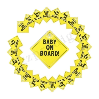 Bambino impermeabile ISO9001 a bordo dell'autoadesivo, inodoro personale a bordo del segno dell'automobile