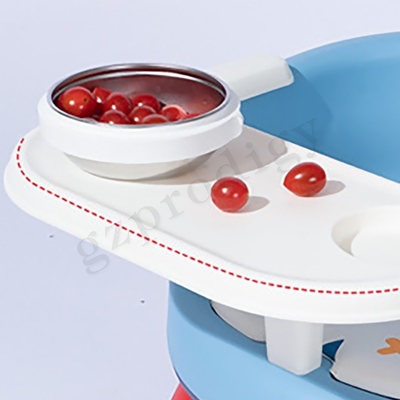 Ripetitore multiuso sveglio divertente Seat della sedia pieghevole del bambino con il vassoio smontabile