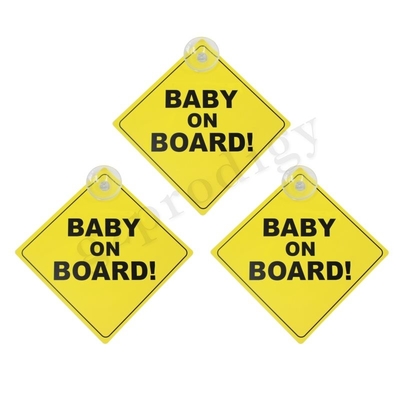 Bambino impermeabile a bordo dell'autoadesivo 135x135mm multiuso pratico
