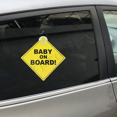 Bambino impermeabile a bordo dell'autoadesivo 135x135mm multiuso pratico