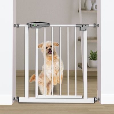 Portone triplo dell'animale domestico del bambino di protezione del bambino di sicurezza del portone del bambino del portone vicino automatico regolabile di sicurezza