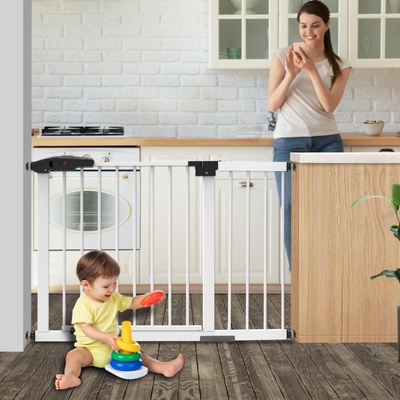 Portoni allungabili del supporto della parete di altezza dei portoni 72.5cm di sicurezza del bambino del metallo