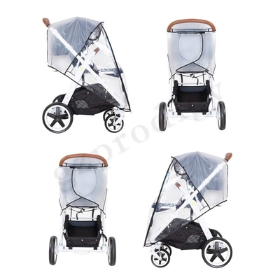 Parapioggia per passeggino in PVC Accessorio per passeggino universale Protezione antivento da viaggio per bambini Protezione antivento dalla polvere