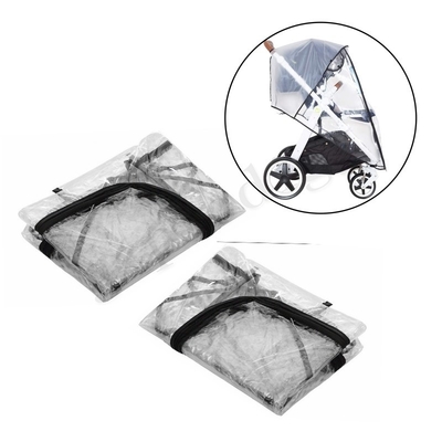 Parapioggia per passeggino in PVC Accessorio per passeggino universale Protezione antivento da viaggio per bambini Protezione antivento dalla polvere