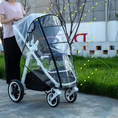 Parapioggia per passeggino in PVC Accessorio per passeggino universale Protezione antivento da viaggio per bambini Protezione antivento dalla polvere