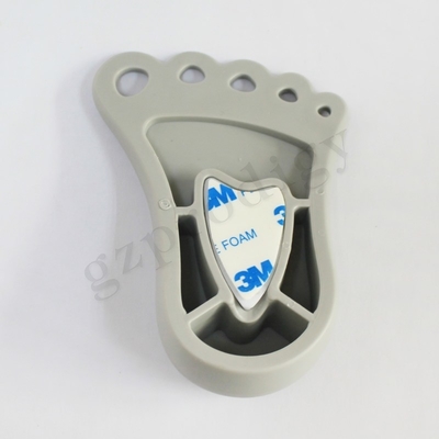 Cuneo di plastica della porta del bambino del protettore dei bambini di sicurezza del cuneo grigio chiaro molle della porta