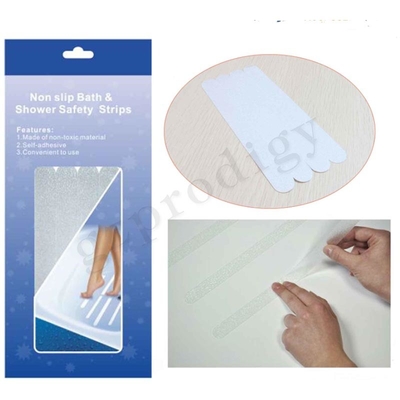 Strisce adesive antiscivolo per doccia di sicurezza Gradini per pavimento del bagno Vasca da bagno Scale Scale Piscine Barche, Vasca da bagno