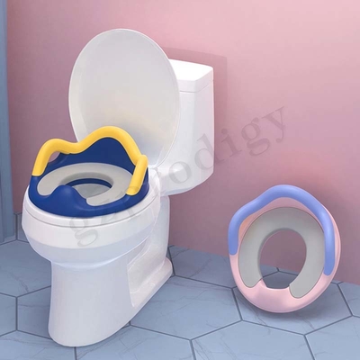 Robusto seggiolino da addestramento per toilette per bambini vasino in ABS colore blu o rosa