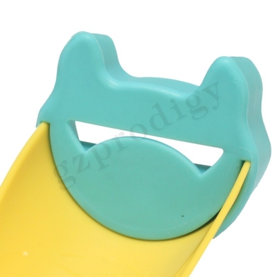 estensore per facuet in plastica dall'aspetto animale giallo verde per bambini