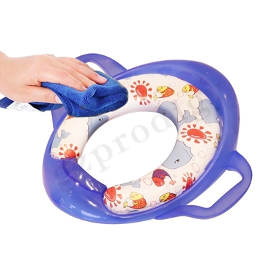 Confortevole copriwater in PU per seggiolino da addestramento per bambini con manico