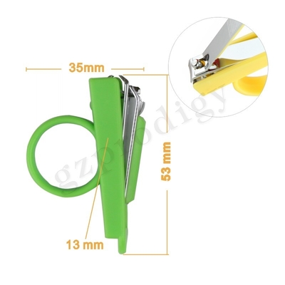 Tagliaunghie professionale per bambini, colore verde, acciaio, moda, tagliaunghie, kit per la cura della salute