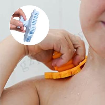 Baby Bath Silicone E Sclap Cap Brush Spazzola per shampoo per capelli di sicurezza per bambini