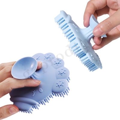 Baby Bath Silicone E Sclap Cap Brush Spazzola per shampoo per capelli di sicurezza per bambini
