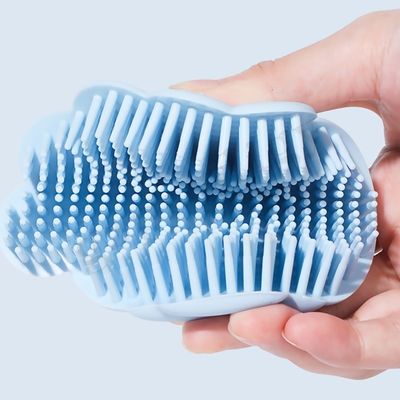 Baby Bath Silicone E Sclap Cap Brush Spazzola per shampoo per capelli di sicurezza per bambini